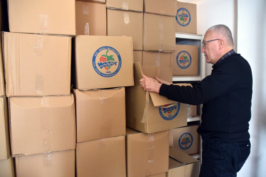 Ereğli Belediyesi, dağıtımlara başladı…