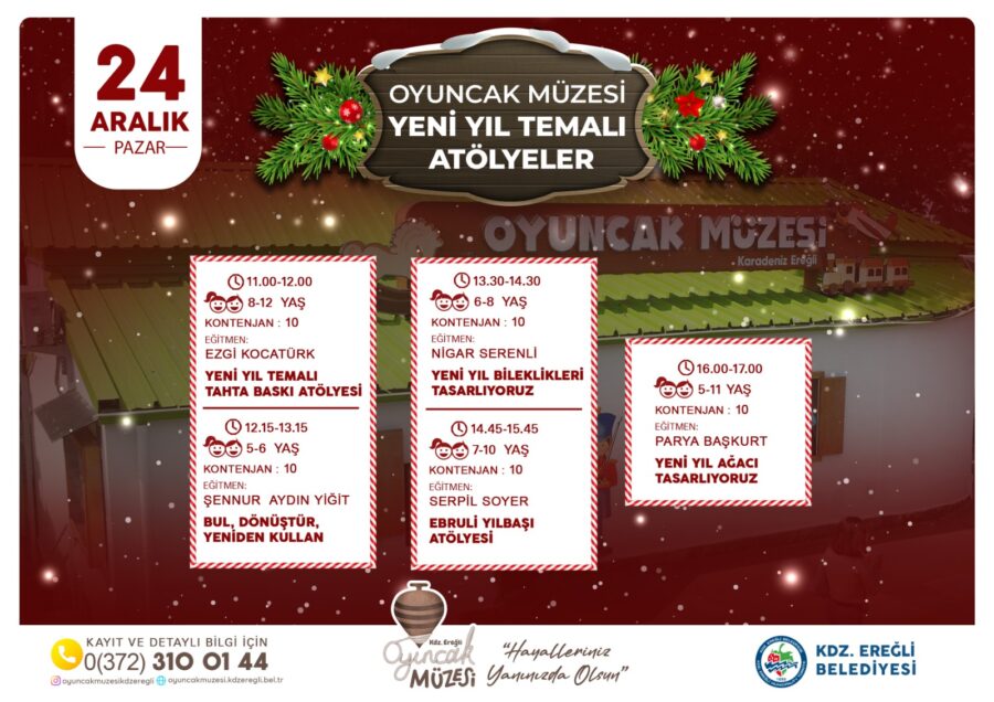 Yeni yıl temalı program açıklandı…