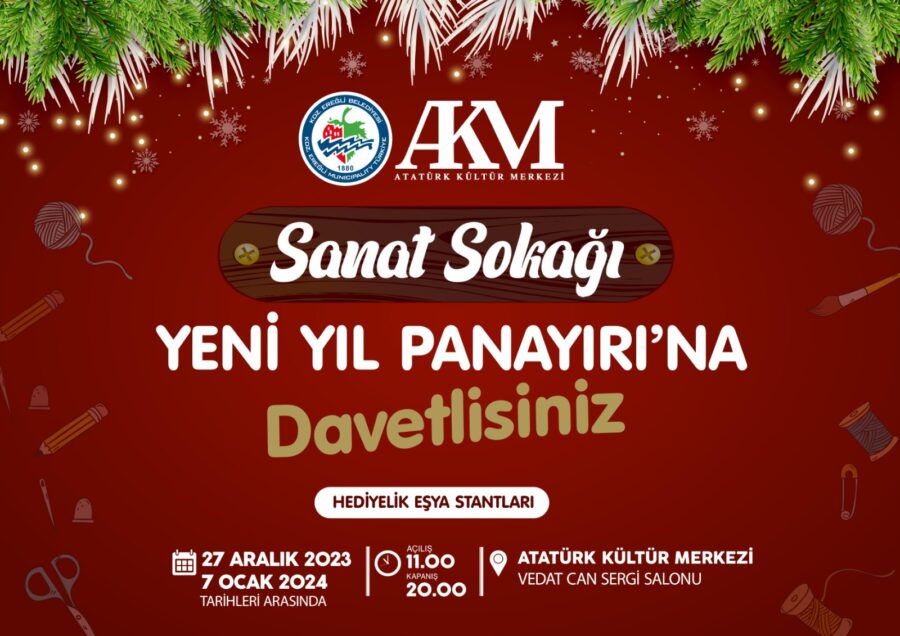 Yeni yıl panayırına davetlisiniz…