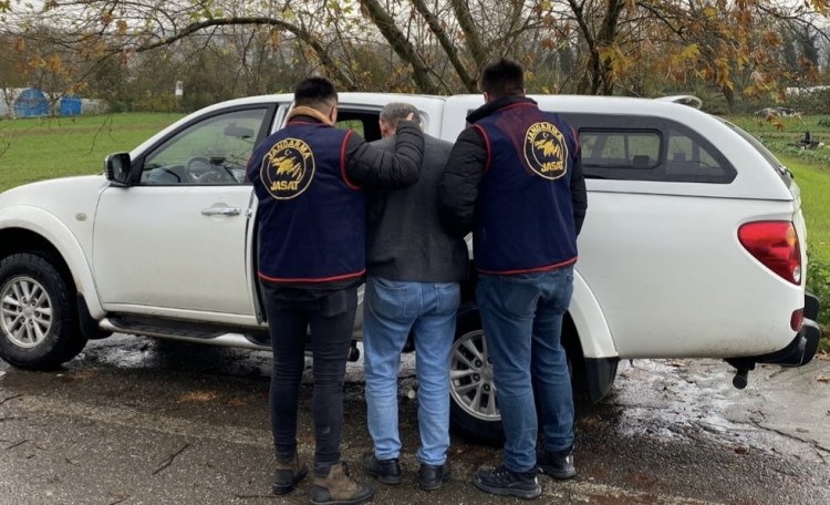 Kıskıvrak yakalandı…