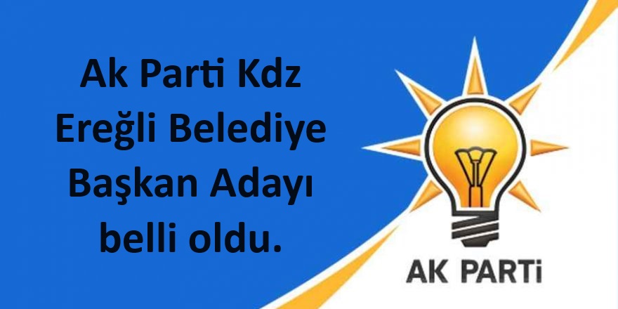Aday belli oldu…