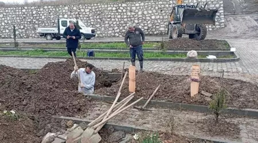 Denizcinin mezarı açılarak alındı…