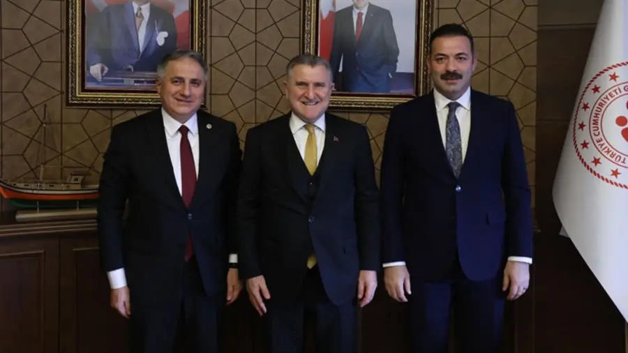 Spor Bakanını ziyaret ettiler…