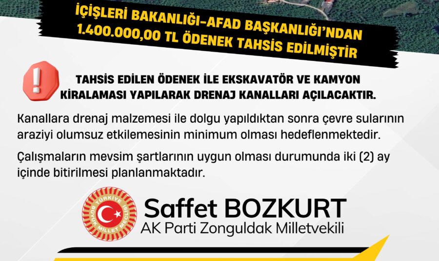 1.4 milyon ödenek tahsil edildi…