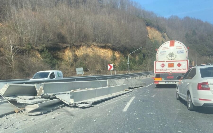Trafiğin aksamasına neden oldu…
