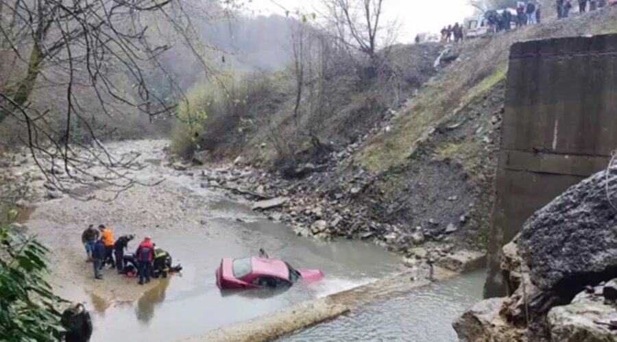 Ekipler tarafından kurtarıldı…