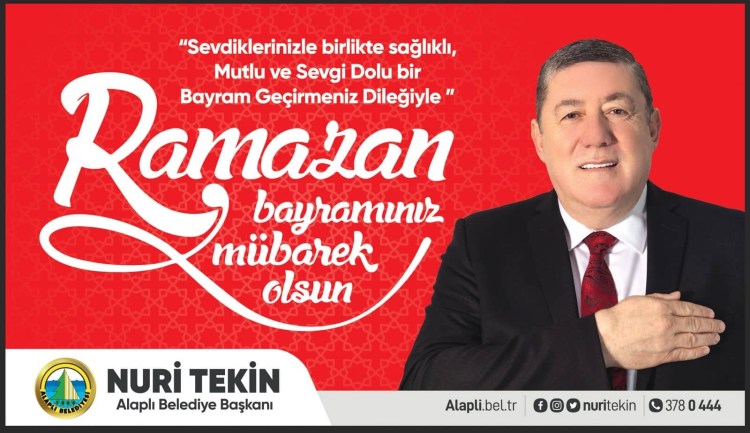 Nuri Tekin, Ramazan Bayramı dolayısıyla bir mesaj yayınladı…