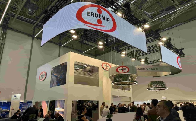 Erdemir, üçüncü kez fuarda yer aldı…