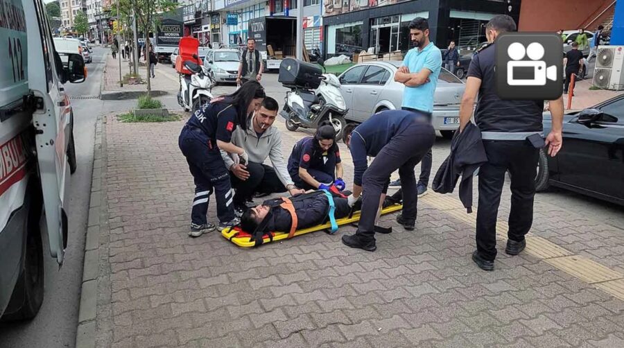 Hastam var diyerek olay yerinden uzaklaştı…