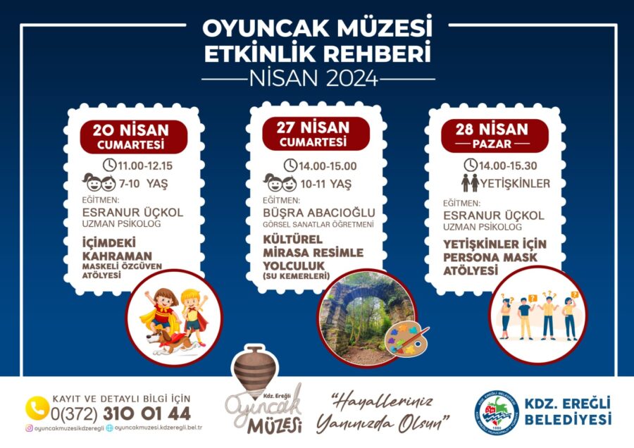 Oyuncak Müzesi Nisan ayı programı…