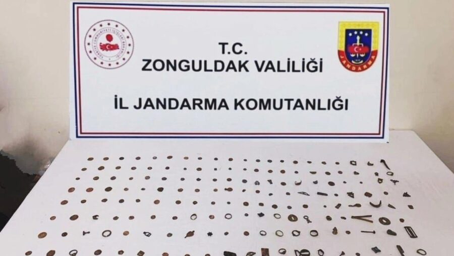 Bizans dönemine ait parçalar ele geçirildi…