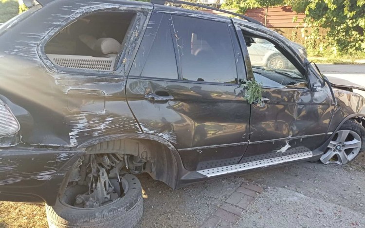 Ağaca çarparak durabildi…