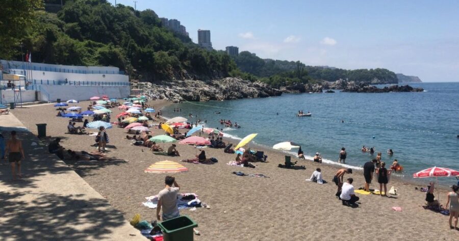 Plajda şaşırtıcı durum…