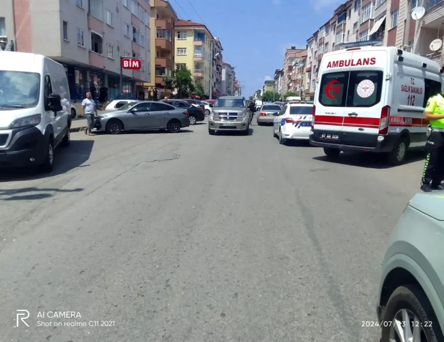Zonguldak’ta Bisiklet Sürücüsü Trafik Kazasında Yaralandı