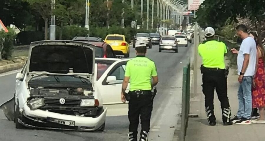 Araç kullanılamaz hale geldi…