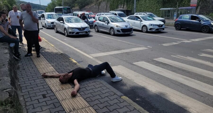 Alkollü şahıs ekiplere zor anlar yaşattı…