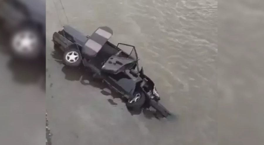 Araç kontrolden çıkarak Filyos Çayı’na düştü…