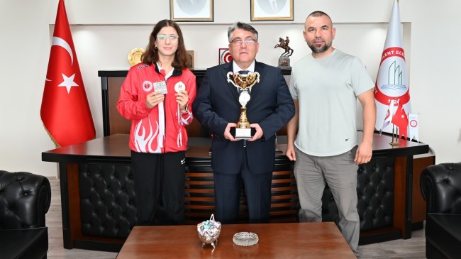 Genç sporculara ilham kaynağı…