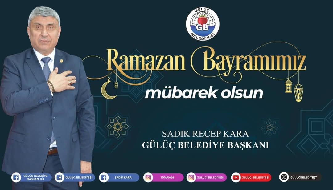 Sadık Recep Kara İyi Bayramlar diler…