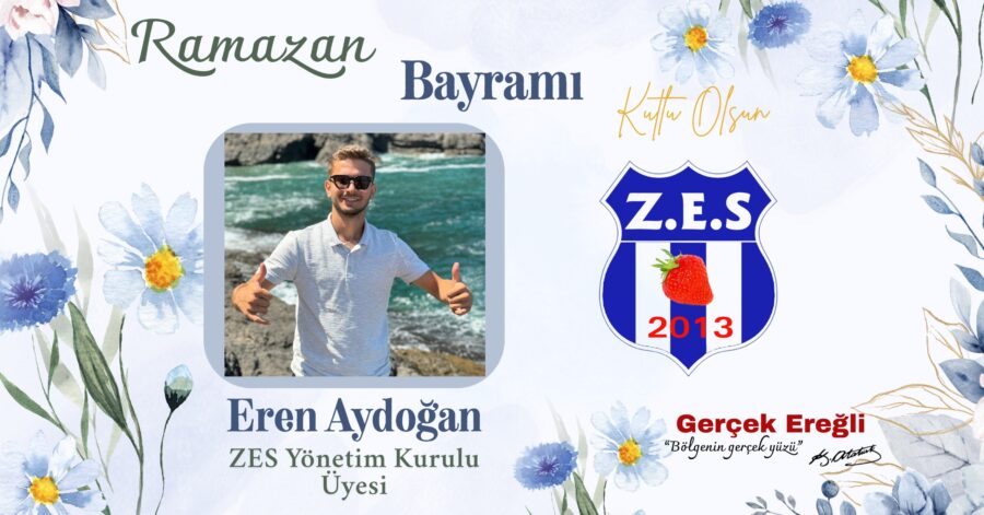 Eren Aydoğan İyi Bayramlar diler…