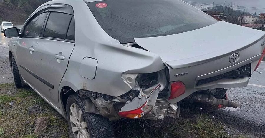 Neyse ki yaralanan olmadı…