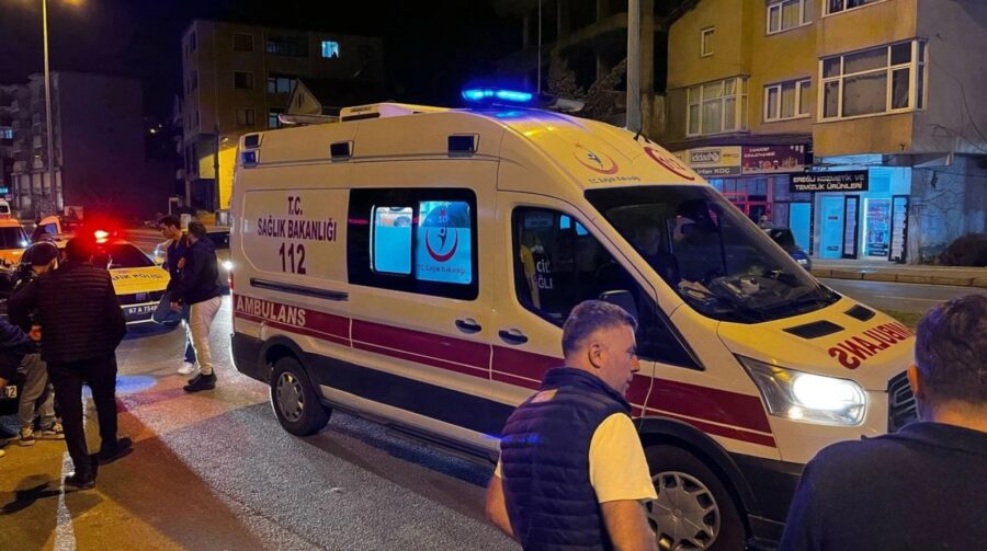 Kontrolden çıkarak otobüse çarptı…