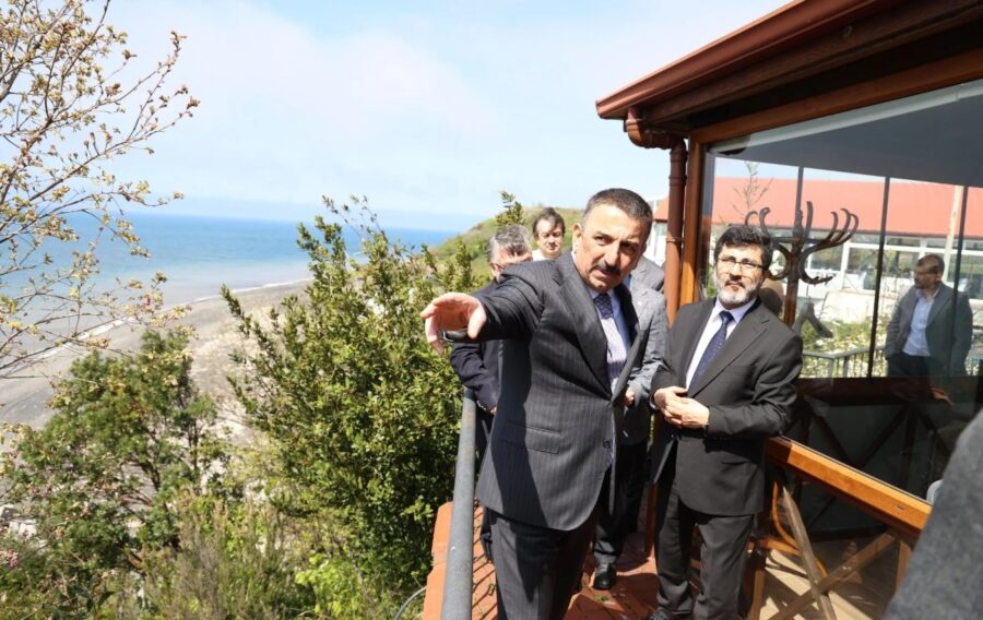 Yapılan çalışmaları yerinde inceledi…