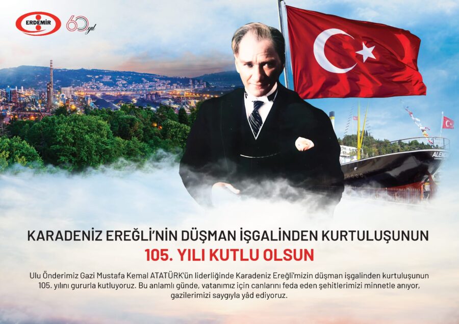 Ereğli’nin 105. yılı kutlu olsun…