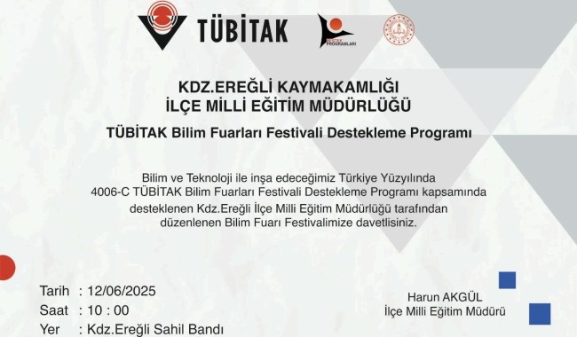 Ereğli’de Bilim Fuarı Festivali…