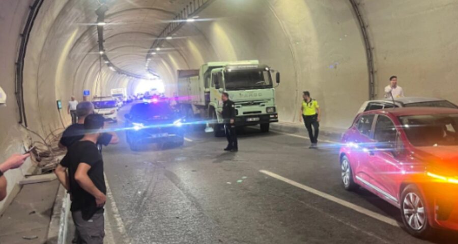 Tünellerde zincirleme kaza…