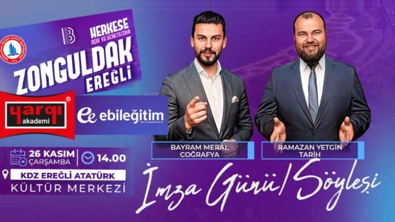 26 Kasımda Ereğli’de….
