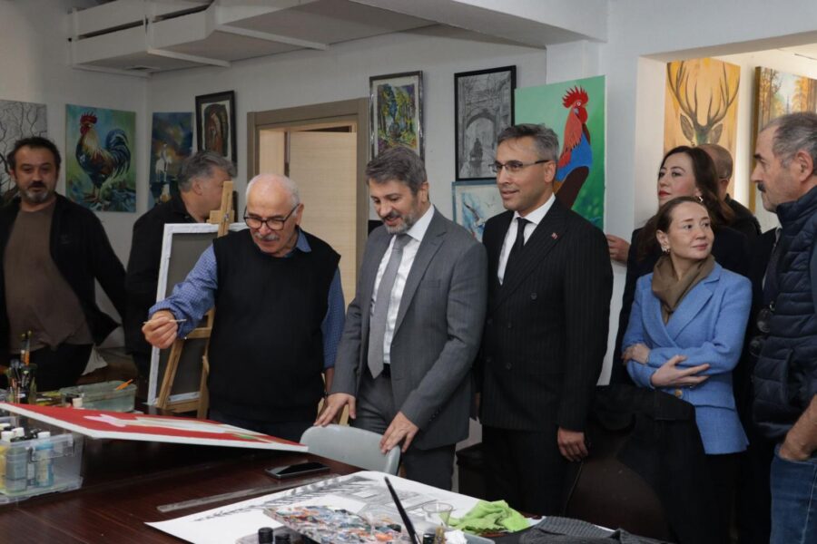 Halk Eğitim Merkezi’ne Önemli Ziyaret…