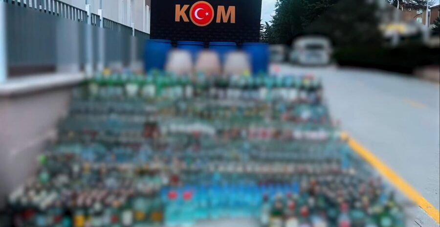 81 ilde sahte alkol operasyonu…