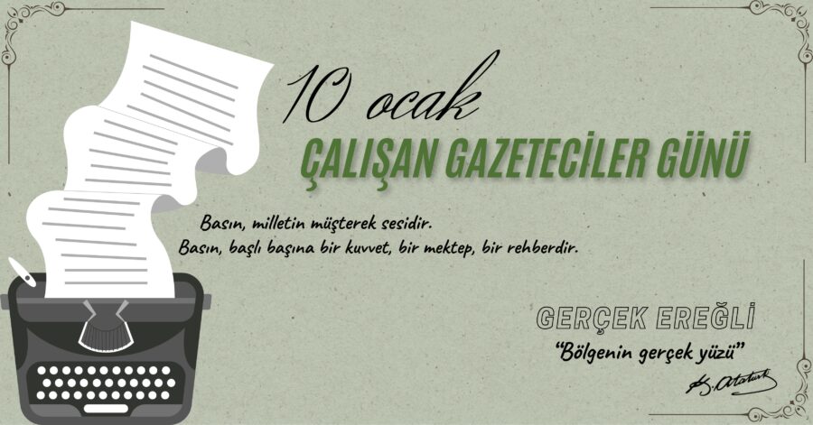 Çalışan Gazeteciler Günü Kutlu Olsun…