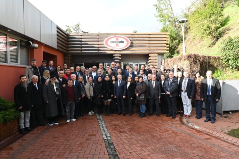 Erdemir Genel Müdürü gazetecilerle bir araya geldi…