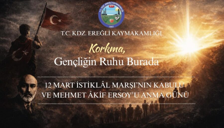 Kaymakam Yılmaz, İstiklal Marşımızın 105. Yılını Kutluyor…