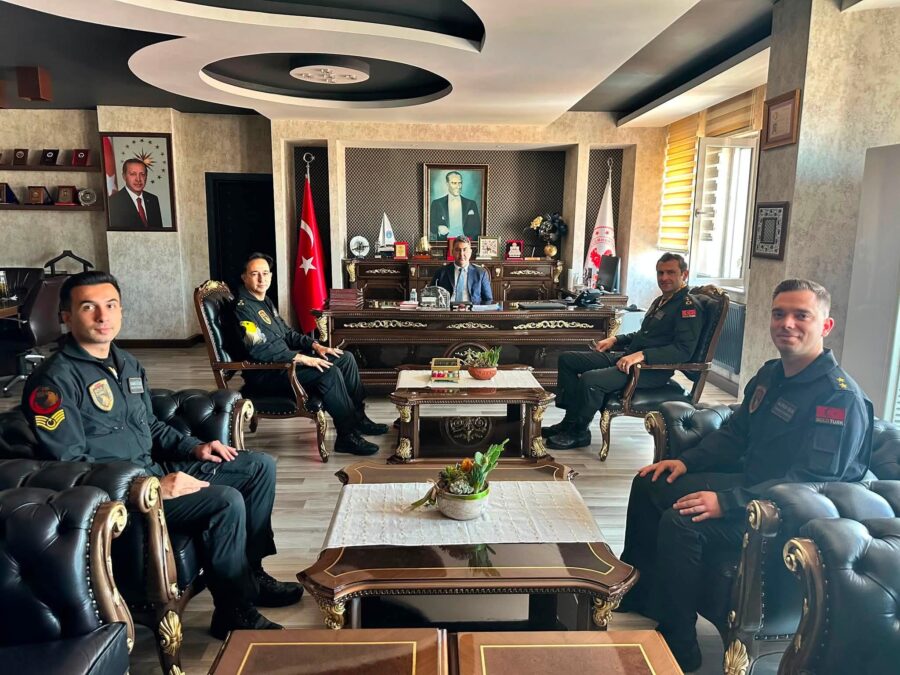 SOLOTÜRK ekibini, makamında ağırladı…