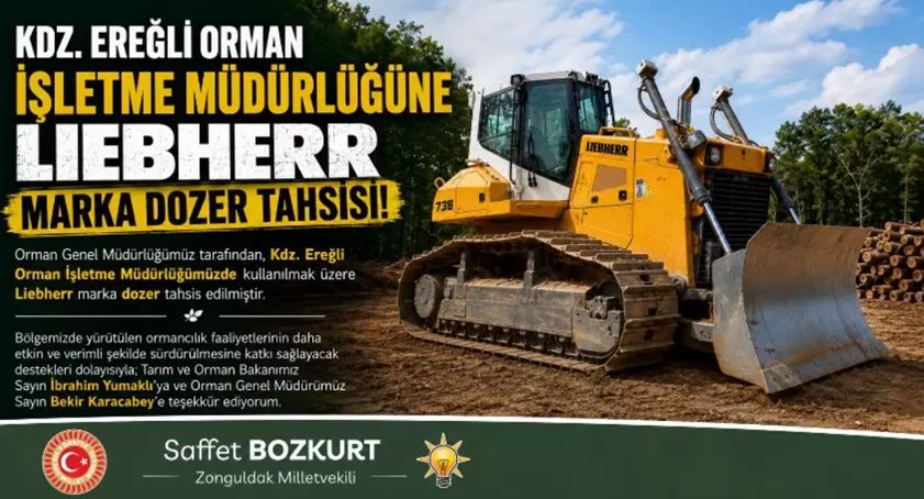 Yeni dozer tahsis edildi…