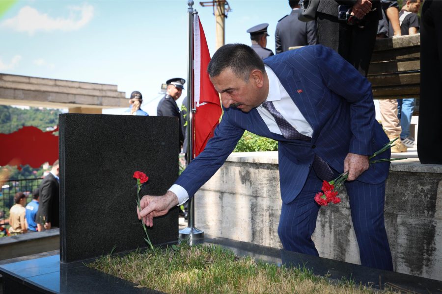 Şehitler ziyaret edildi…